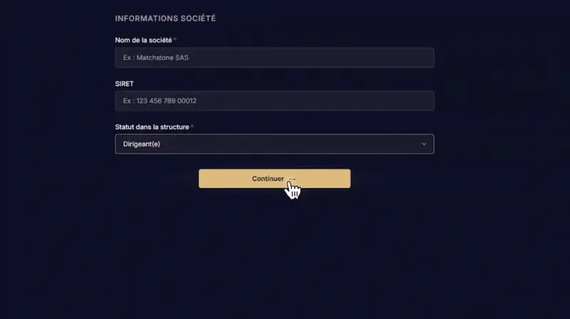 Matching sélectif des opportunités sur Matchstone