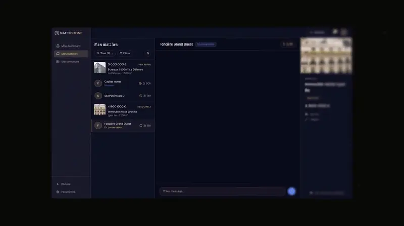 Échange simplifié et sécurisé entre professionnels sur Matchstone