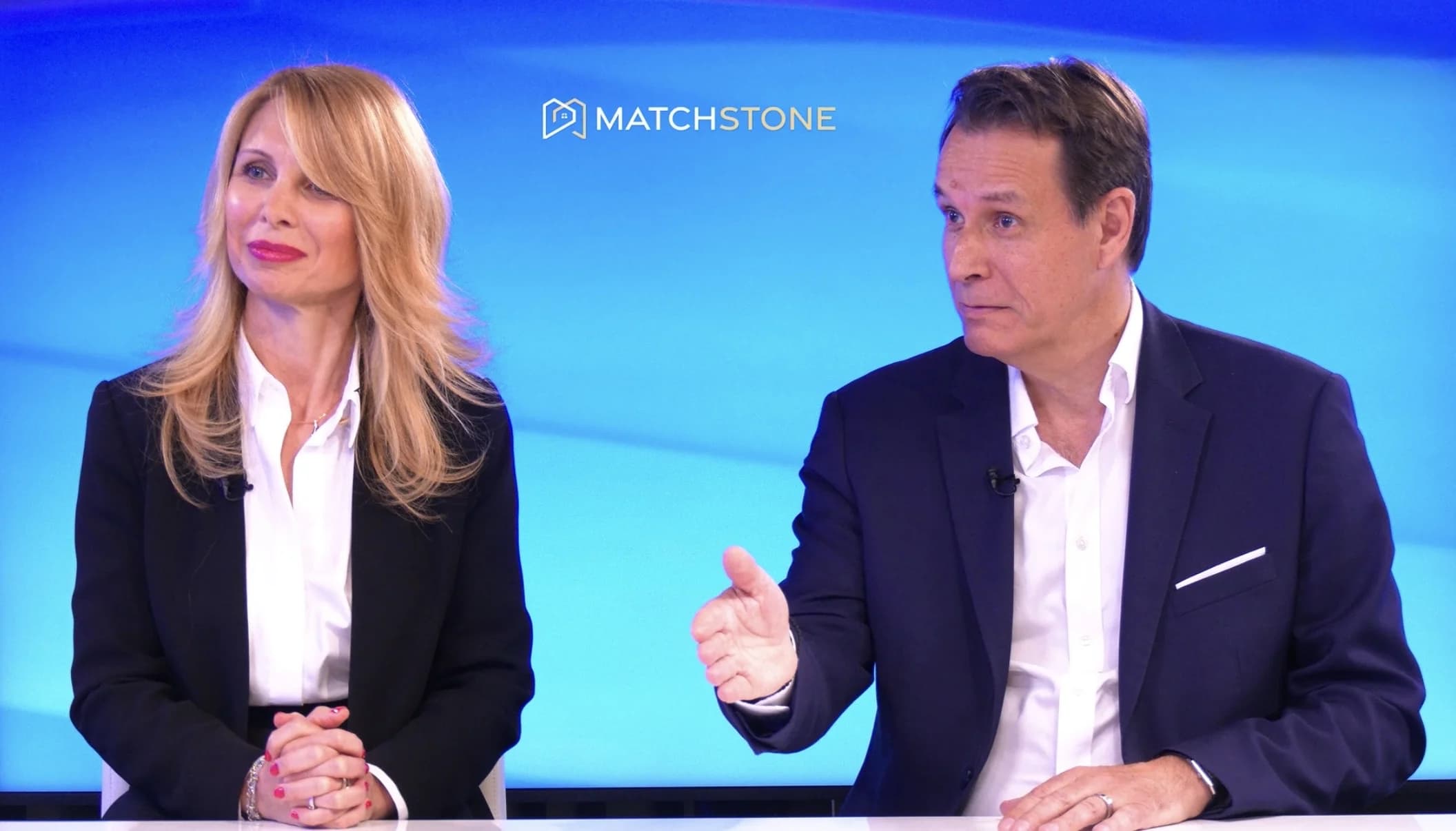 Les cofondateurs de Matchstone, Mikaëlle Legerriez et Laurent Fournet