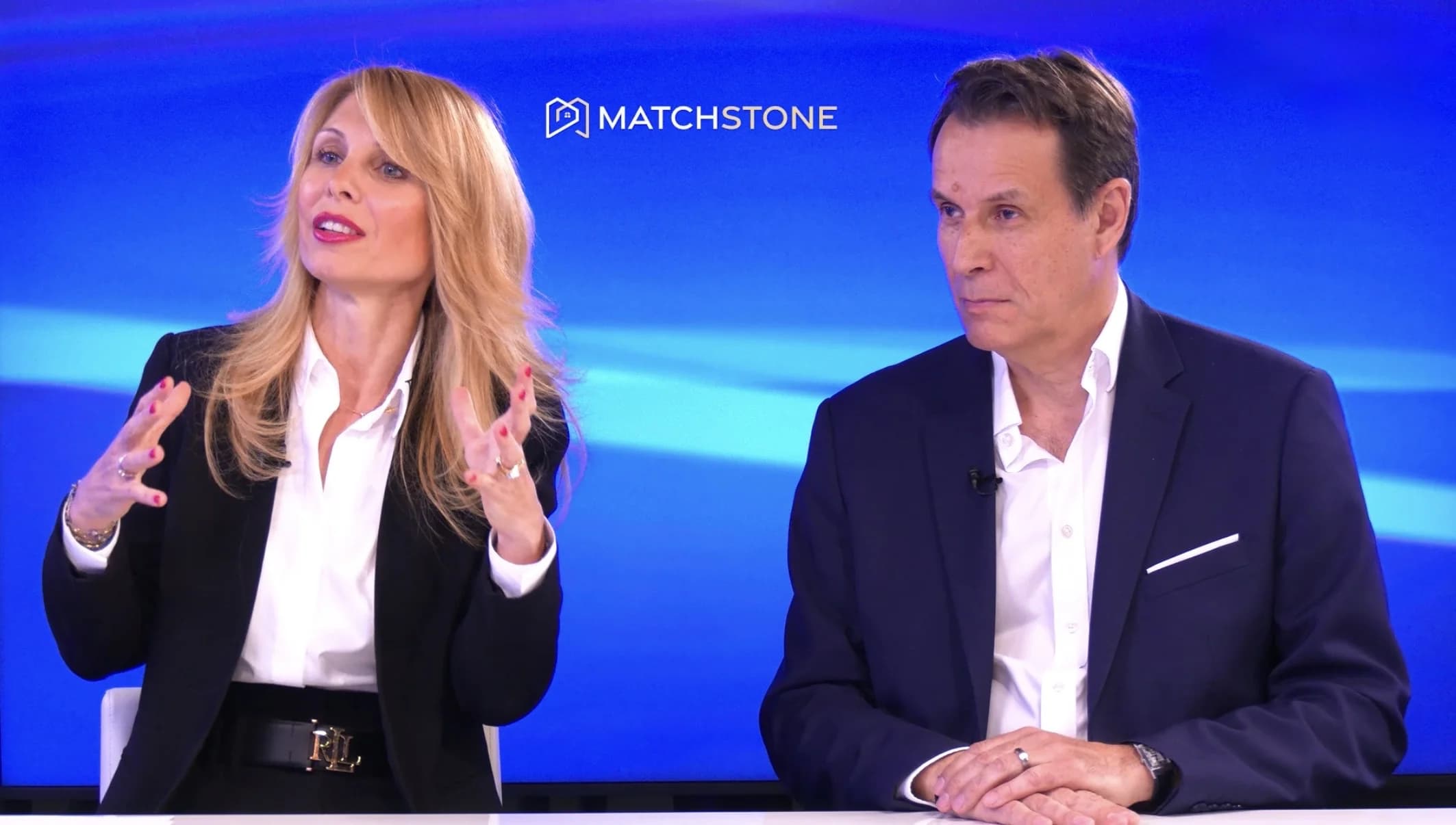 Les cofondateurs de Matchstone, Mikaëlle Legerriez et Laurent Fournet