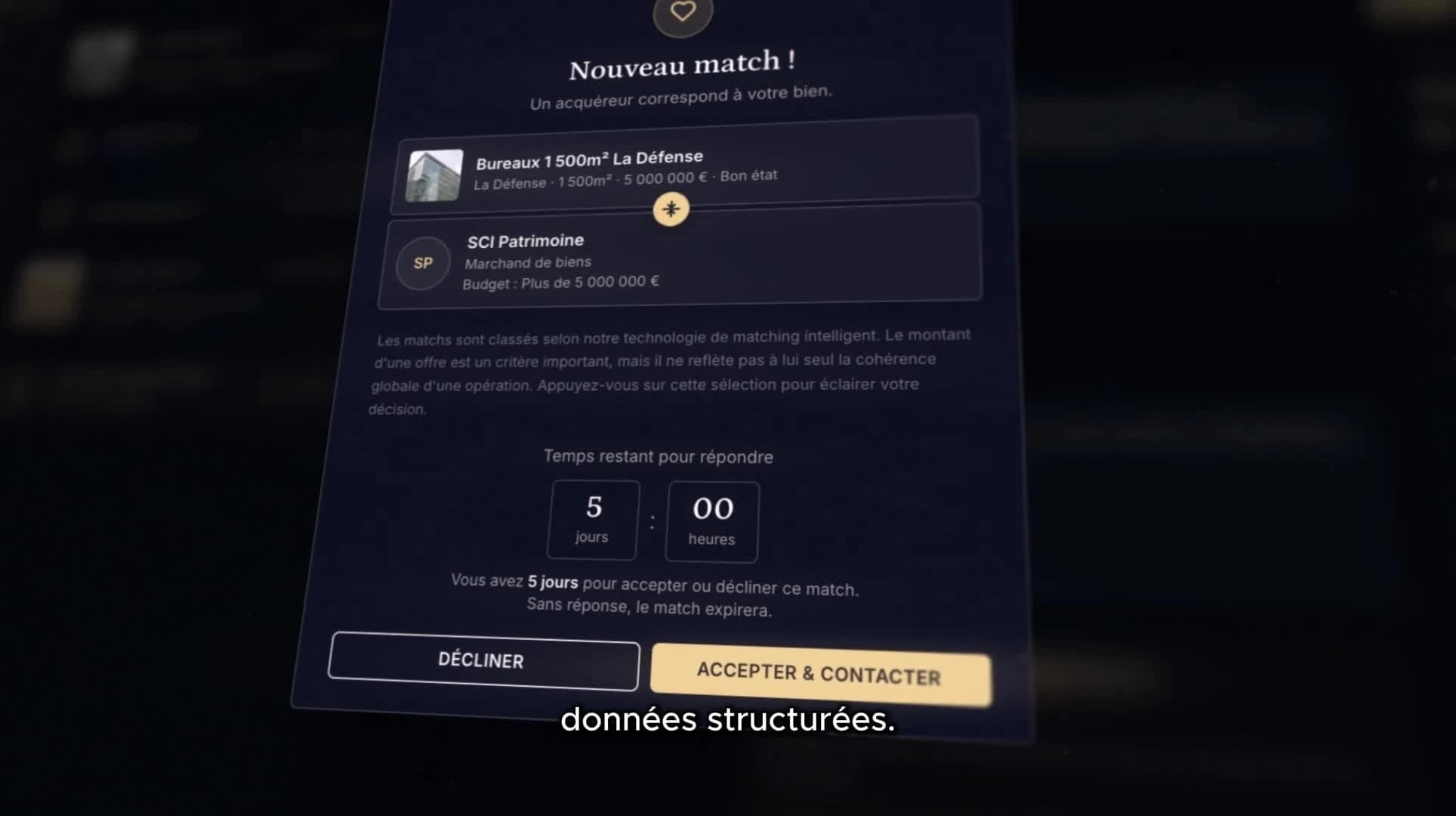 Présentation de la plateforme Matchstone